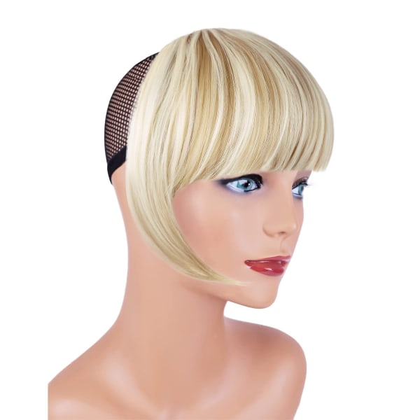Blond Bangs Clip In Bangs Blond Clip In Thick Natural - Perfet