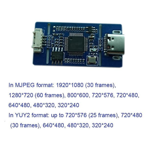 CVBS til USB-opptak Analogt signal til digitalt USB-kameramodul CVBS til USB-modul for Android-Perfet