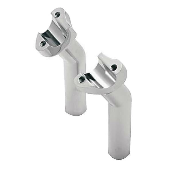 Chrome 3,5 tommer høje Pullback Styr Risers Kompatible med Harley Softail Dyna Sportster touring Pullback Aluminium Straight-Perfet