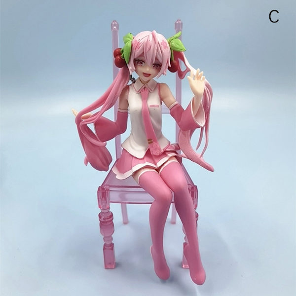 Anime Figur Vocaloid Sakura Miku Action Figurer 16m Toy Kawai - Perfet C