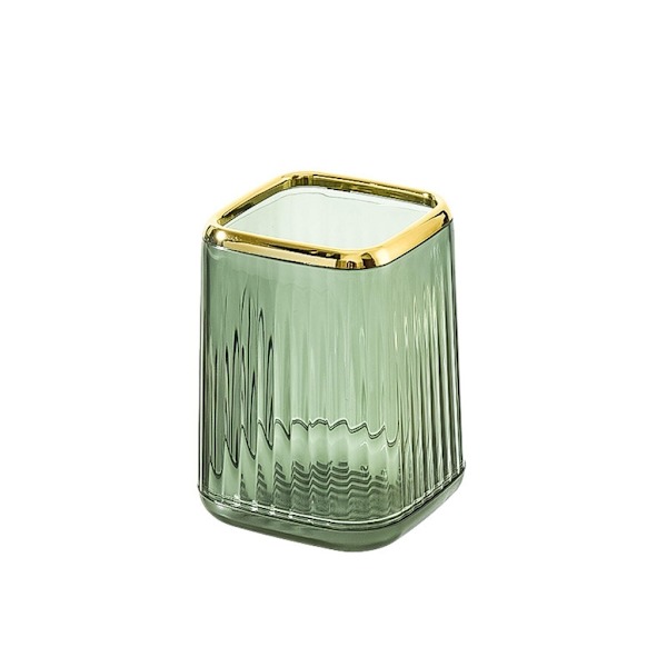 Makeup Brush Holder Organizer, Kosmetisk Makeup Brush Holder Cup til skrivebord Light luxury green