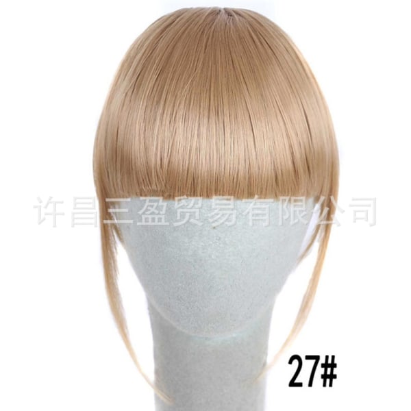 Womens Neat Bang Fringe Extensions Parykk Blonder Hårpynt - Perfet 613#