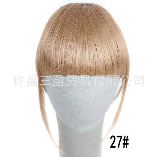 Womens Neat Bang Fringe Extensions Peruk Spets Hår Ornament - Perfet 613#