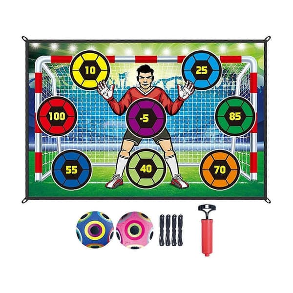 Fodboldspil Sæt Fodboldspil Sæt Fodboldlegetøj Mål kast Festspil Stil A-Perfet Style B