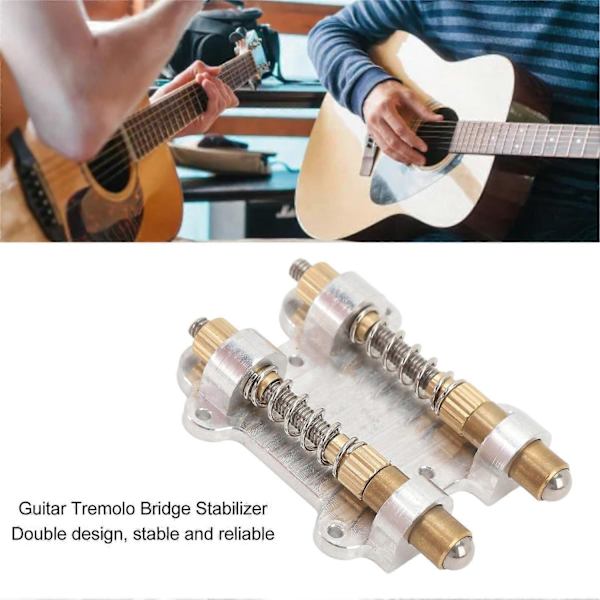 Dubbel Tremolo Stall Stabilisator 58x44mm Elgitarr Stoppare-Perfekt