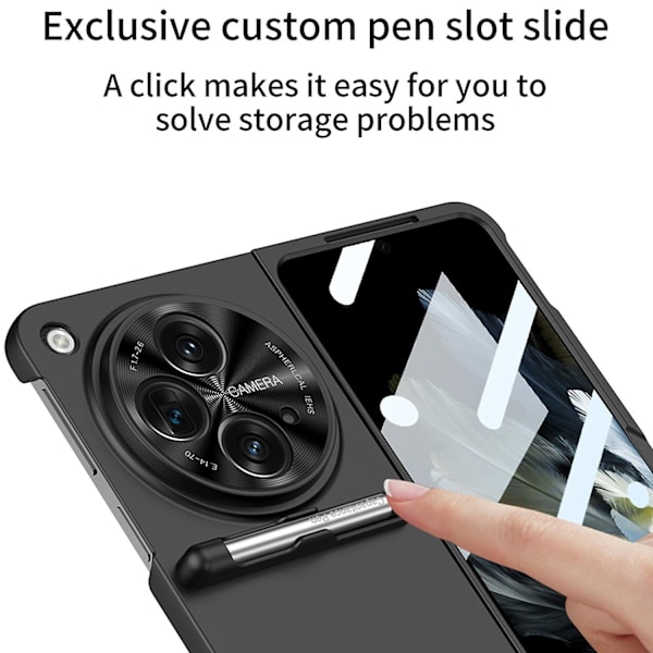 GKK Ultratunn med Pennhållare Kompatibel med OPPO Find N3 / OnePlus Open-Perfet Green