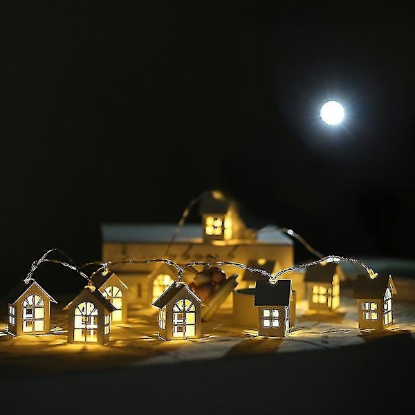 Jul Led String Lights House Shape Powered Festival Home Decor | Fruugo Au - Perfet