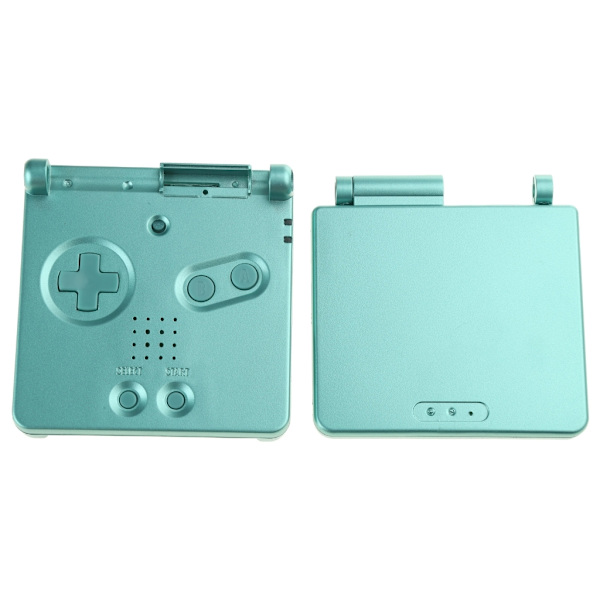 Cover yksivärisessä case ABS-kuori GBA-SP-pelikonsolille Full Set Game konekotelo Pelitarvikkeet- Perfet Red
