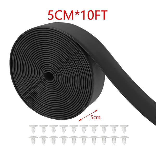 Vinylstropper for reparasjon av utemøbler DIY Gressstol Reparer stropper for hage Svart-Perfet Black