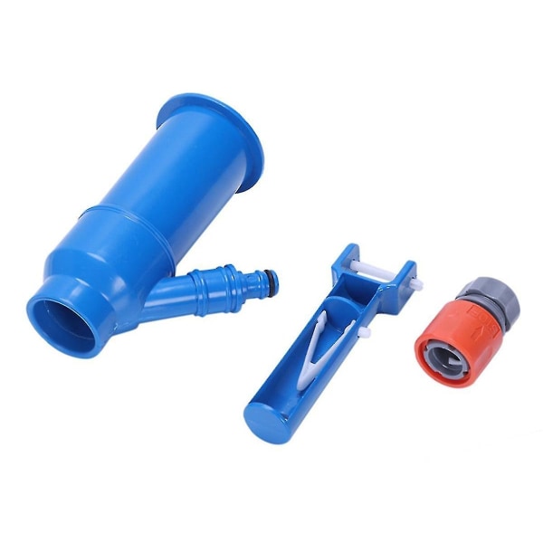 Poolbørste, bærbart rengøringsværktøj til pool jet støvsugere - Perfet blue