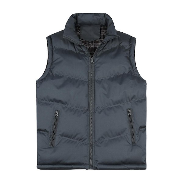 Sliktaa Herrar Bodywarmer Västar Utomhus Quiltat Ärmlös Dunjacka-Perfet Blue XL