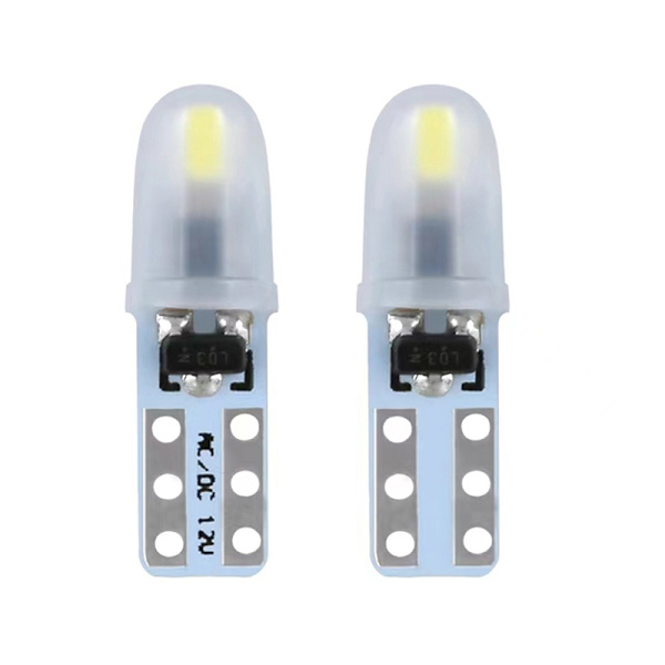 5st T5 Led bil interiörljus indikator instrumentbräda mätare - Perfet ice blue