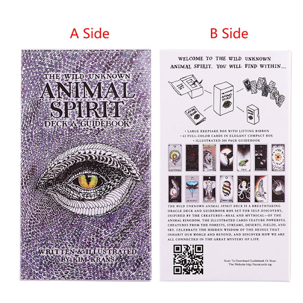The Wild Unknown Animal Spirit Oracle Card Tarot Prophecy Divin - Perfet one size