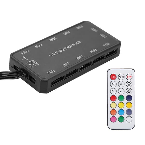 Køleblæser Controller 15m RF Trådløs Kontrol Computer Blæser Controller Blæser Controller Forbedrede Funktioner-Perfekt