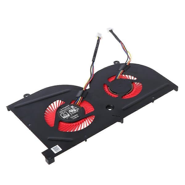 5V Computer Notebook Køler Blæsere Radiator GPU CPU Køleblæser Kompatibel med MSI GS63VR GS63 GS73 GS73VR MS-17B1 Pro Sort-Perfet Yellow