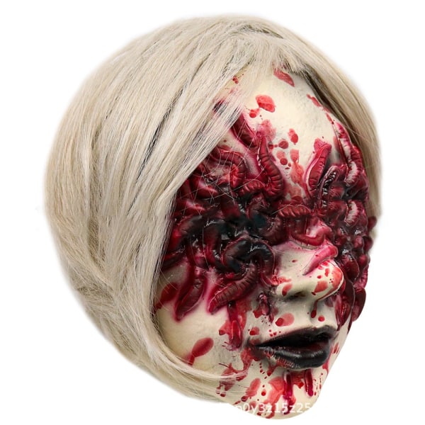 Halloween Maske Kostume Fest Horror Latex Mask Hovedbeklædning - Perfet