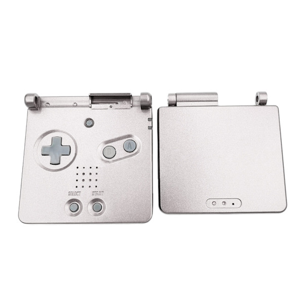 Cover yksivärisessä case ABS-kuori GBA-SP-pelikonsolille Full Set Game konekotelo Pelitarvikkeet- Perfet White