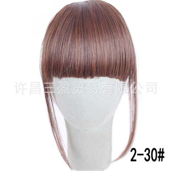 Womens Neat Bang Fringe Extensions Peruk Spets Hår Ornament - Perfet Silver