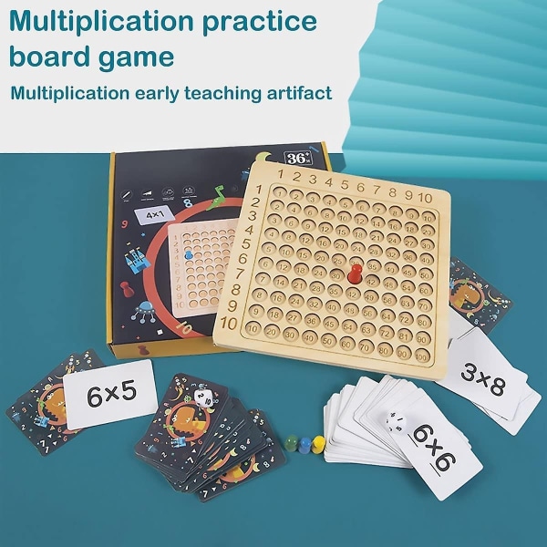 Matematik multiplikationsblokke tavletælling legetøj til børn - Perfet