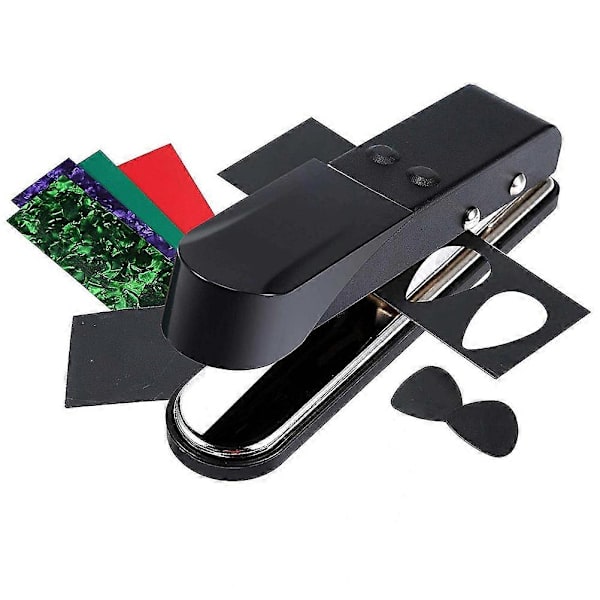 1 Set Gitarrplektrumstans med Gitarrplektrumremsa DIY Gitarrplektrumstans-Perfekt