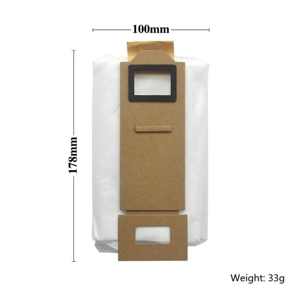 6 dammpåsar Xiaomi Roborock S7 Auto-Empty Dock - Perfet white