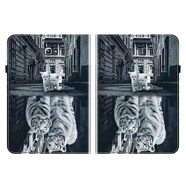 Krystalltekstur Malt Lær Tablet Case-Perfet For Samsung Galaxy Tab A 10.1 2016