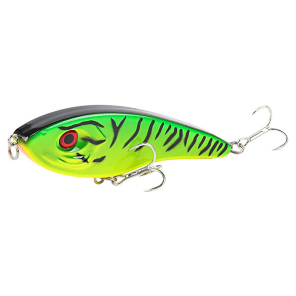 Big Fish Bait Fishing Lure 18cm 55g Crankbait Tackle Saltvann - Perfet Tiger stripe green