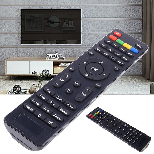 Fjernbetjening Kompatibel med DVB-T2 DVB-S2 DVB android Kompatibel med Smart TV Box IPTV Media Player-Perfet