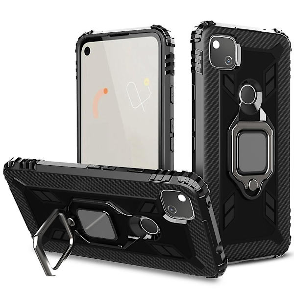 Kompatibel med Pixel 4a Case-Perfet Black