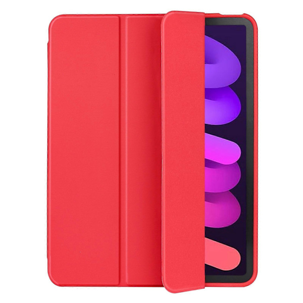 Læder Tablet Case Kompatibel med iPad mini 6 - Perfekt Red