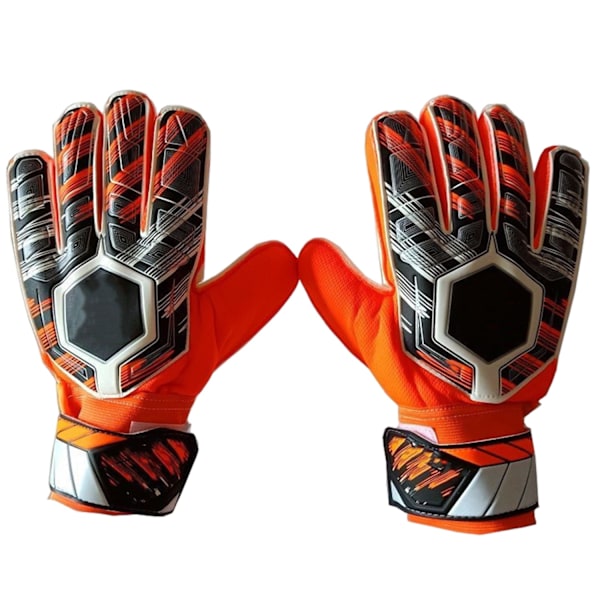 Latex Keeperhansker Fotballhansker Profesjonell For Barn Voksne orange #6