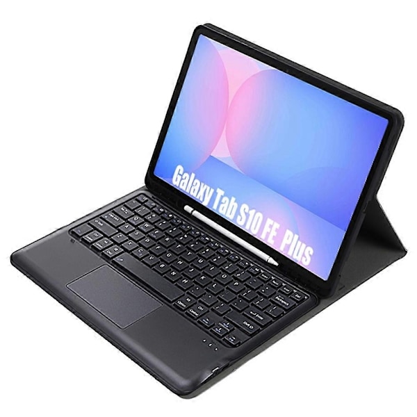 Bluetooth-tangentbord kompatibla med Galaxy Tab S10 FE+-Perfet Black