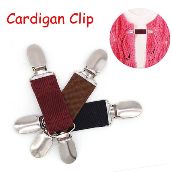 Fit Dress Cinch Clips Cardigan Clip SVART - Perfet
