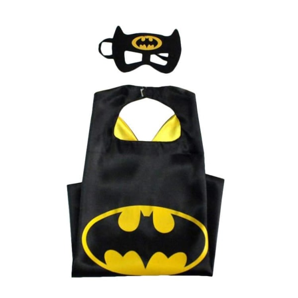 Batman - mantel/mask - Perfet Svart one size