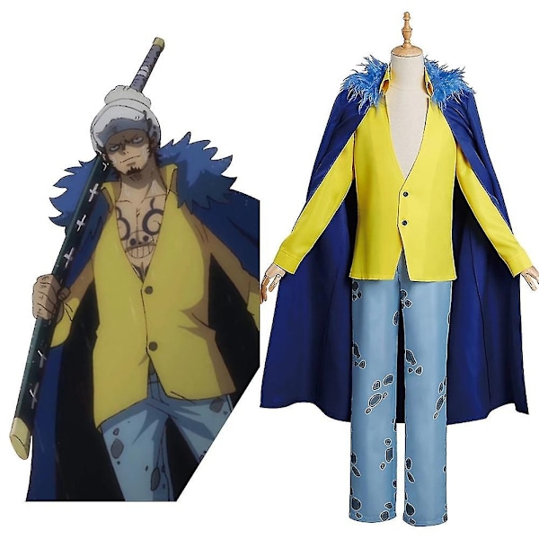 King Of Thieves Cos Kostume Trafalgar Law Cos Party Cosplay Kostume - Perfekt M