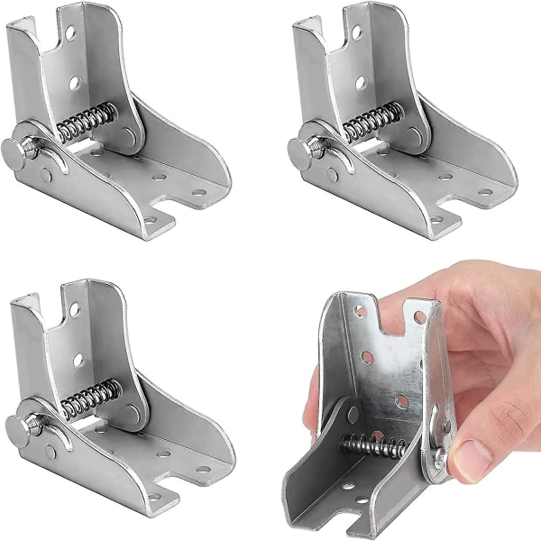 4-pack 90 degree self-locking folding hinge folding leg support bracket table extension bracket table leg folding bracket- Perfet