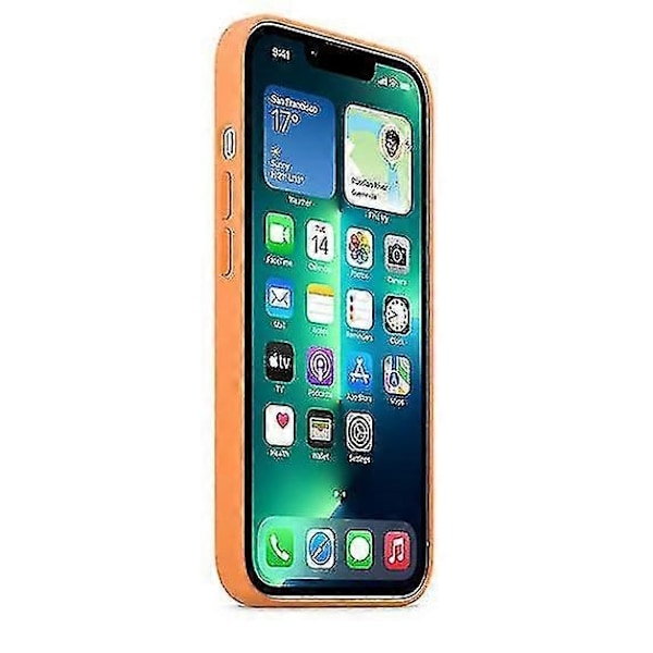 Silikonikuori Magsafe-yhteensopiva Iphone 13 Pro -puhelinkuorelle - Täydellinen Marigold