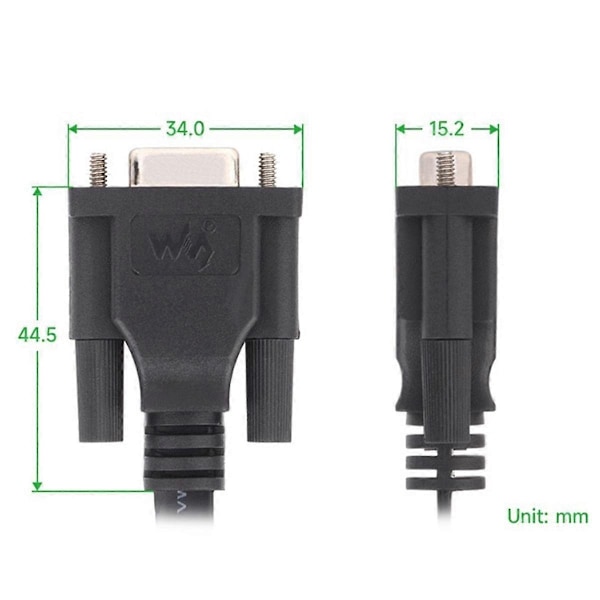 RS232 till RJ45 Konsol Felsökningskabel RS232 DB9 Hona till RJ45 Multifunktionell Bekväm Felsökning-Perfekt