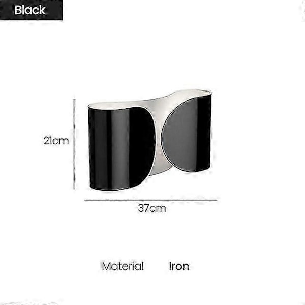 Flos Foglio LED Væglampe Moderne Sconce Væglampe Indendørs Indretning til Soveværelse Seng Sort Guld Hvid Metal Væglampe - Perfekt Black cool white