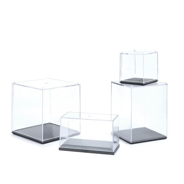 Akryl Plast Display Case Box Klar Støvtett Beskyttelse For - Perfet 5.5*5.5*5.5cm