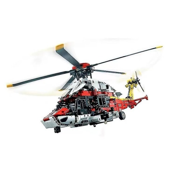 Premium 2001 st Technic Airbus H175 Räddningshelikopter 42145 Modell Byggstenar Leksak för pojkar Flickor Present Motoriserade - Perfet null none