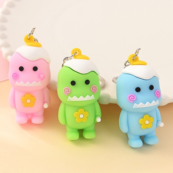 Creative Animal Cartoon Key Ring Key Holder Bilnøkler Bag Acce - Perfet A1