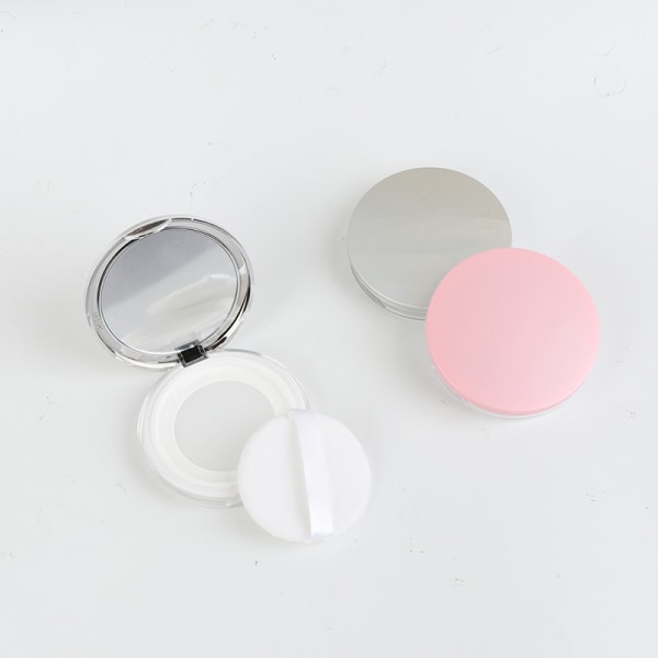 3g Ultra Tynn Tom Løs Powder Box Pot Makeup Jar Sifter - Perfet Pink