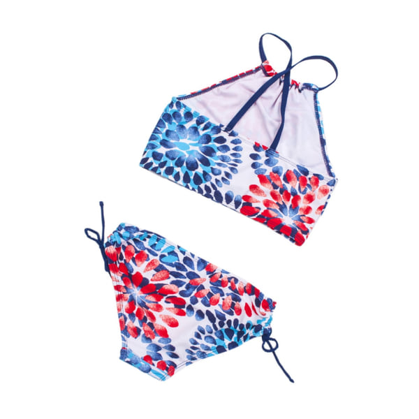 Diconna badedrakt for barn Badedrakt Sommer Barn Biquini Infantil Badedrakt Barn Jenter Bikinisett - Perfet whiteblue 7-8years