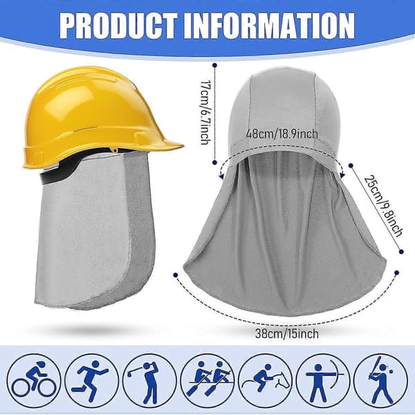 3-pack Hjälmfoder med Nackmask, Kylande Skull Cap Svetttransporterande Mössa-Perfet