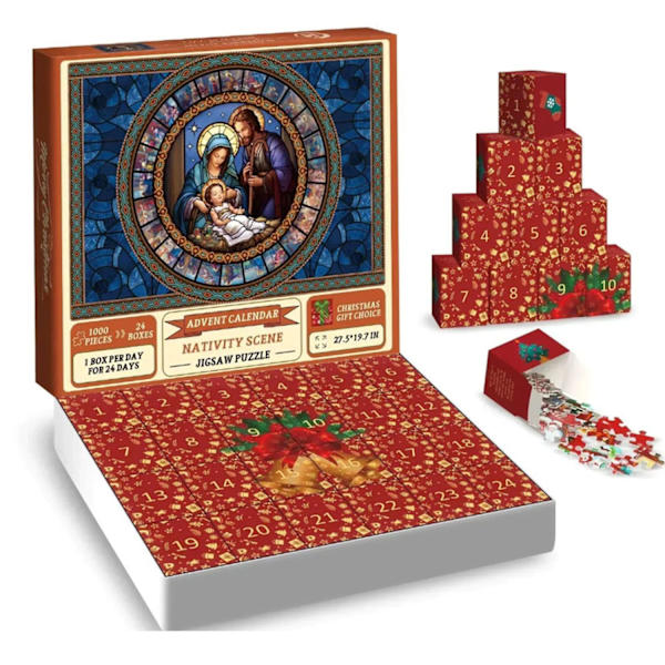 Jule-adventskalenderpuslespil Interessant Fint puslespil til velkomstfestival Jesus Style
