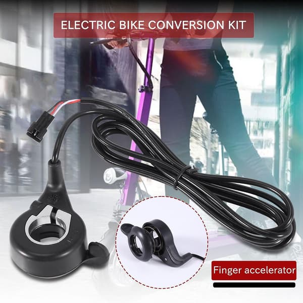 EBike Elektrisk Cykel Tumgas, FT-21X Fingergas Accelerator, Hastighetskontroll för Ebike-WELLNGS
