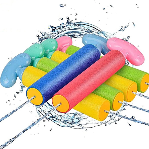 6-Pack Foam Squirter Legesæt poollegetøj (tilfældig farve) - Perfet