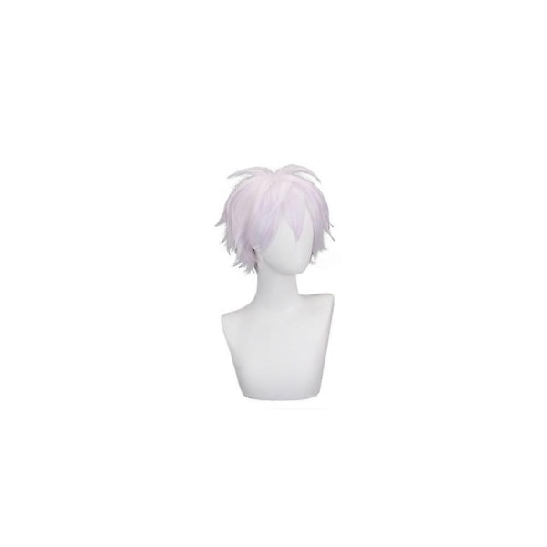 Gojo Satoru Cosplay-asu Jujutsu Kaisen Gojo Satoru Cosplay-asu Lukion Yhtenäinen Puku Peruukkisetti - Täydellinen A2 XL