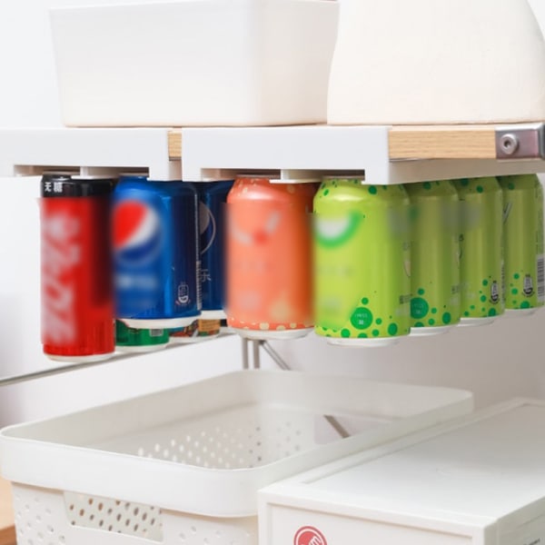 Opbevaringsstativ til ølsodavandsdåse Køleskab Slide under hylde - Perfet